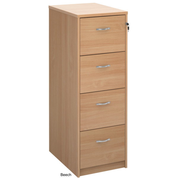 Maestro Lockable Wooden Filing Cabinet - 45KG Capacity Per Draw